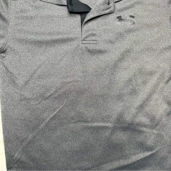 Under Armour Polo Shirt Collared Dark Grey Size 7 - Picture 3 of 16
